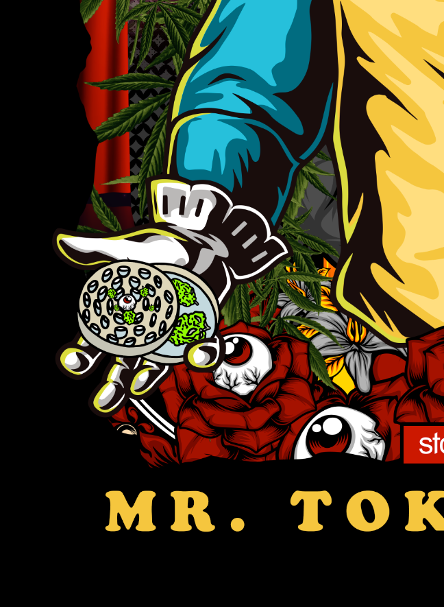 Mr. Toker Joker Crop Top Hoodie