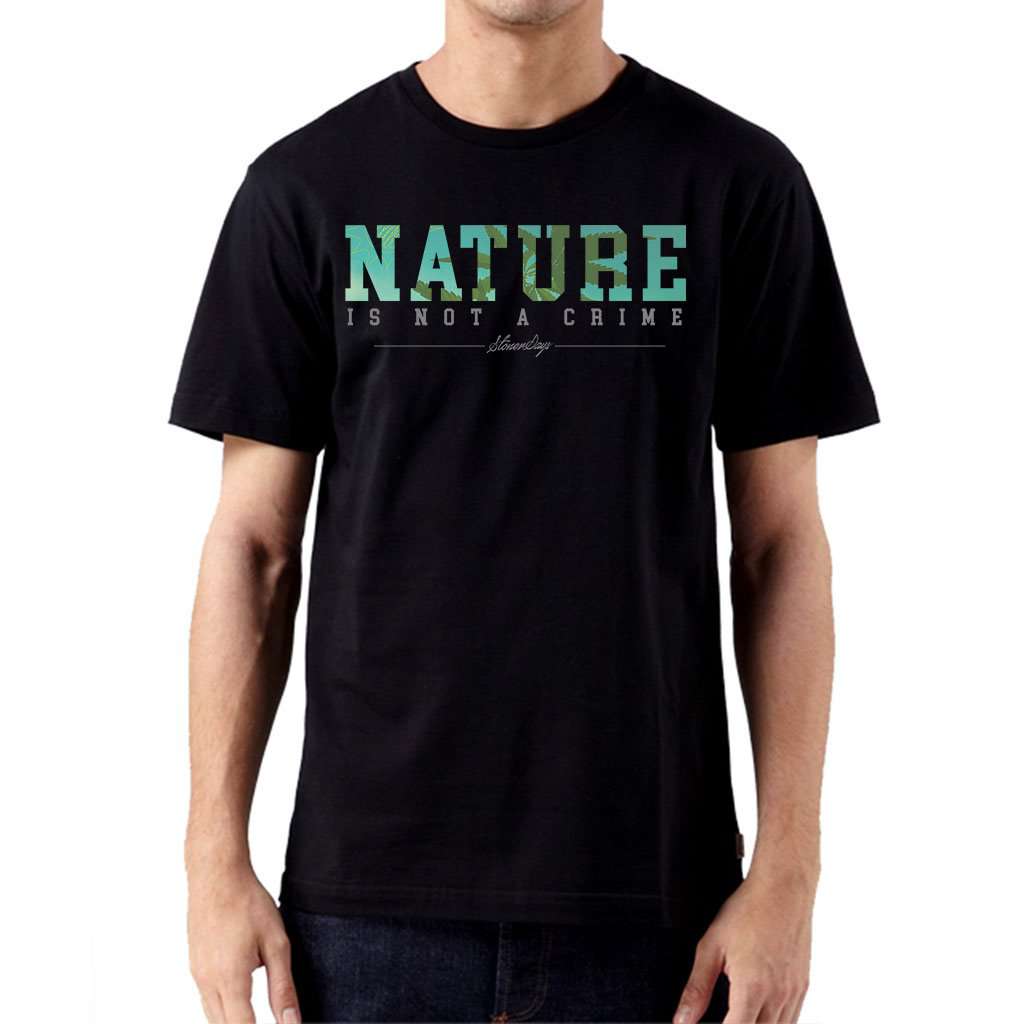 Men's Nature Is Not A Crime Tee