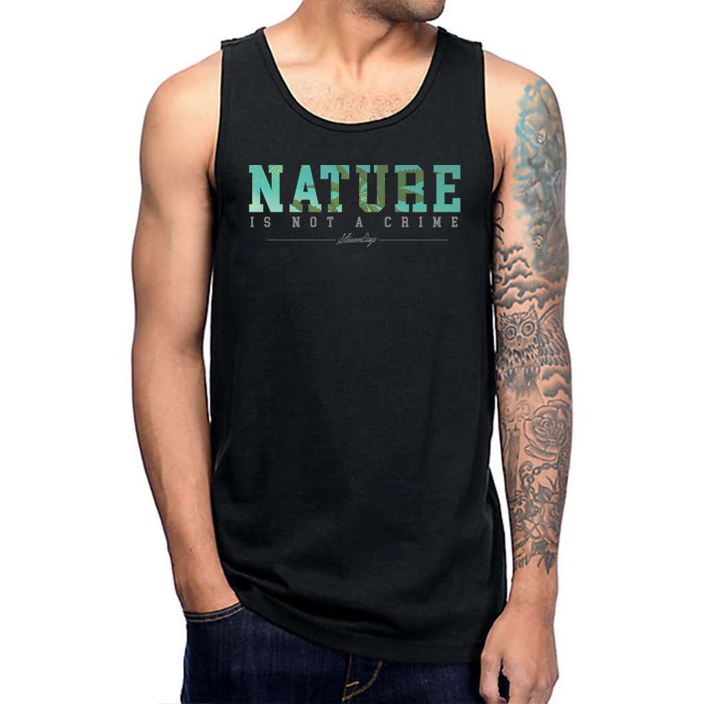Mens Nature Is Not A Tank Top