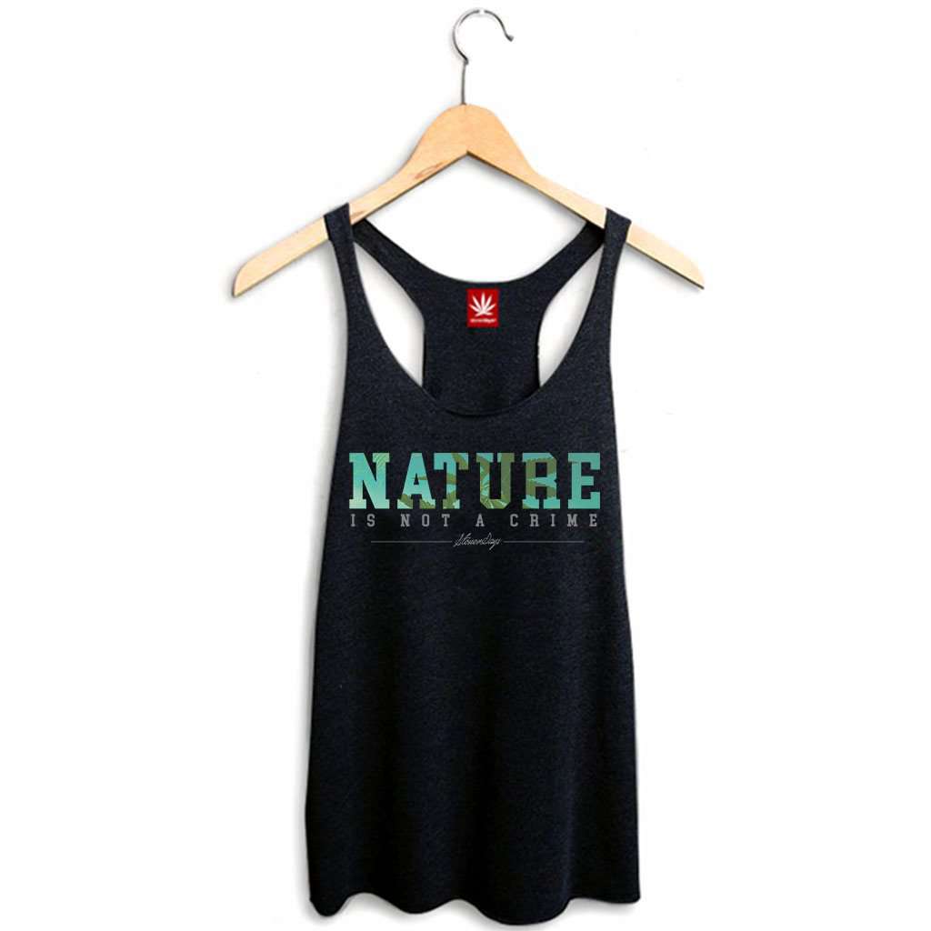 Nature Is Not A Crime Racerback