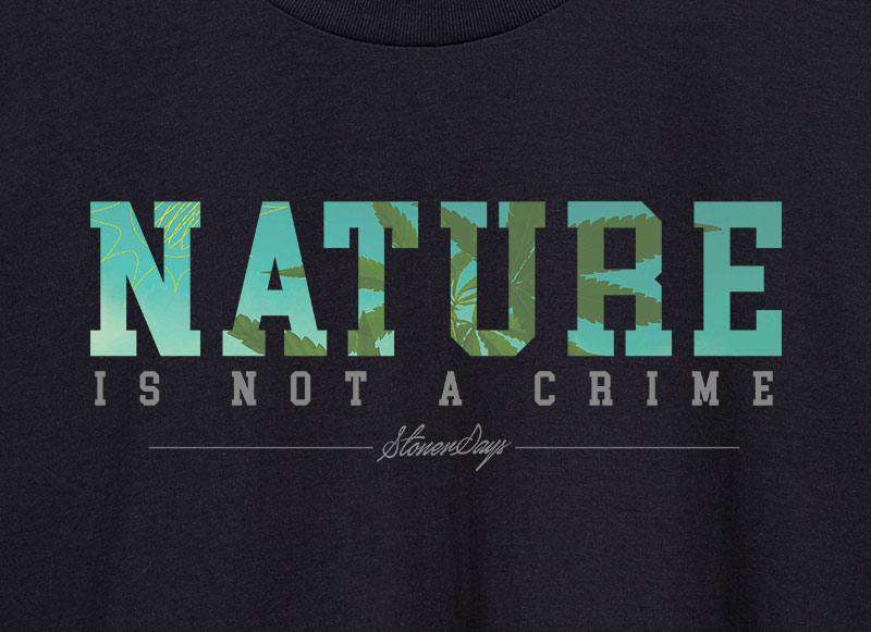 Men's Nature Is Not A Crime Tee