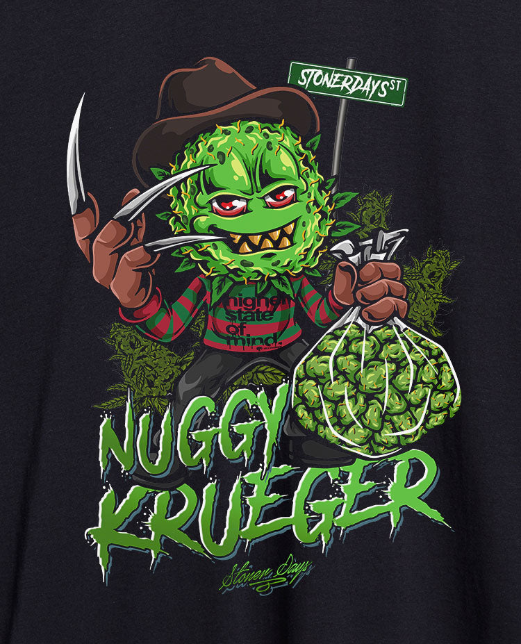 Nuggy Krueger Crop Top Hoodie