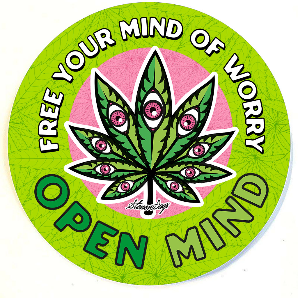 Open Mind 8" Round Dab Mat