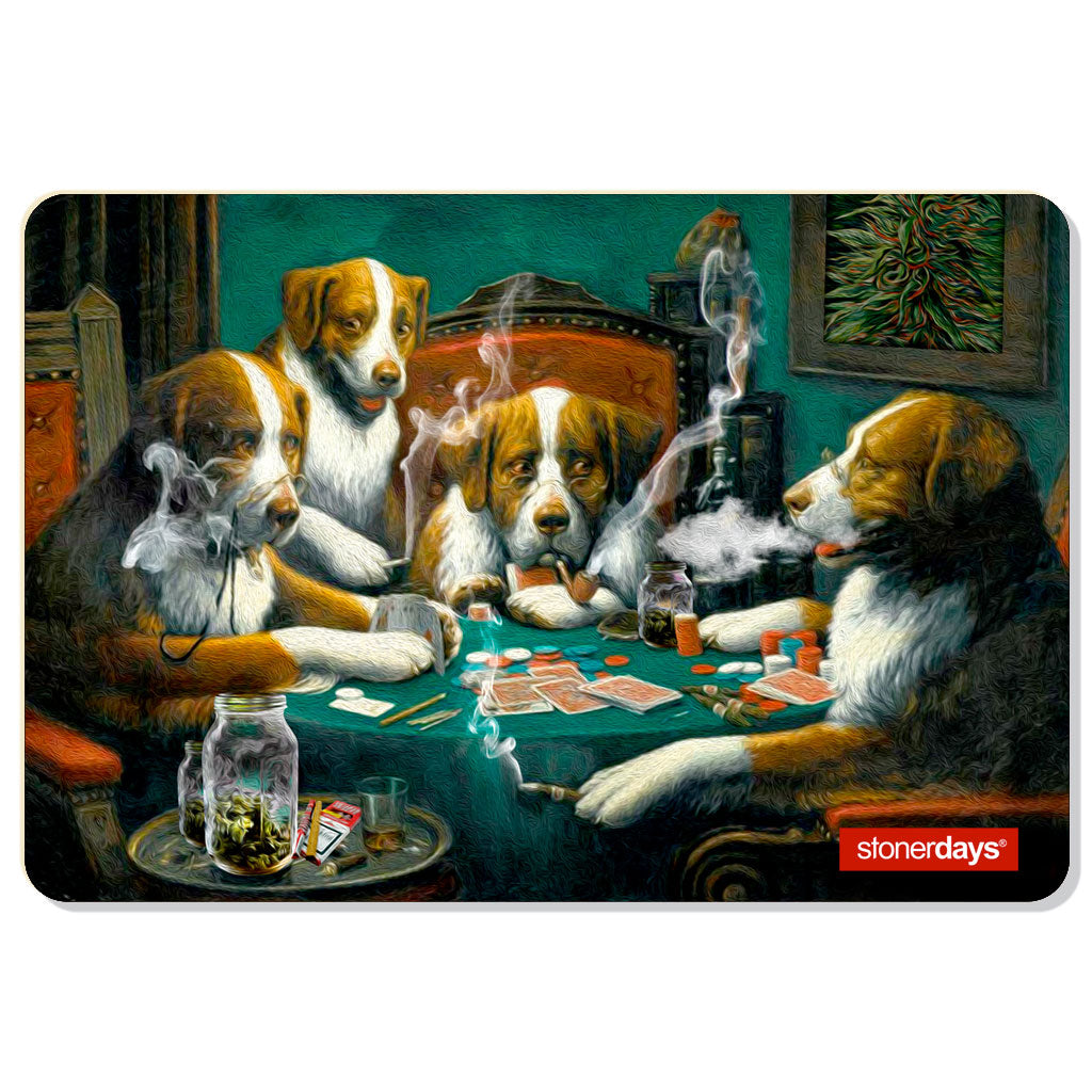 Poker Night Dab Mat