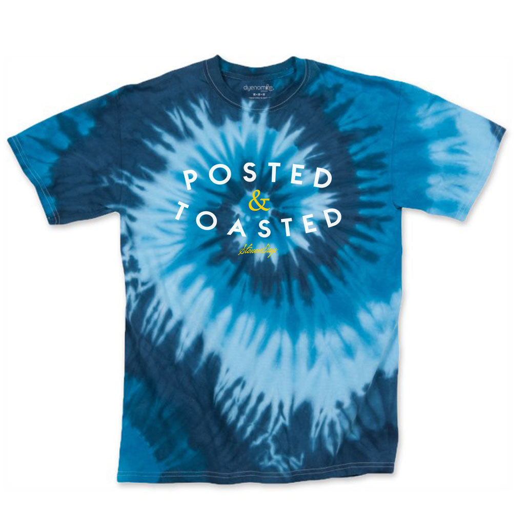 Posted & Toasted Blue Tie dye
