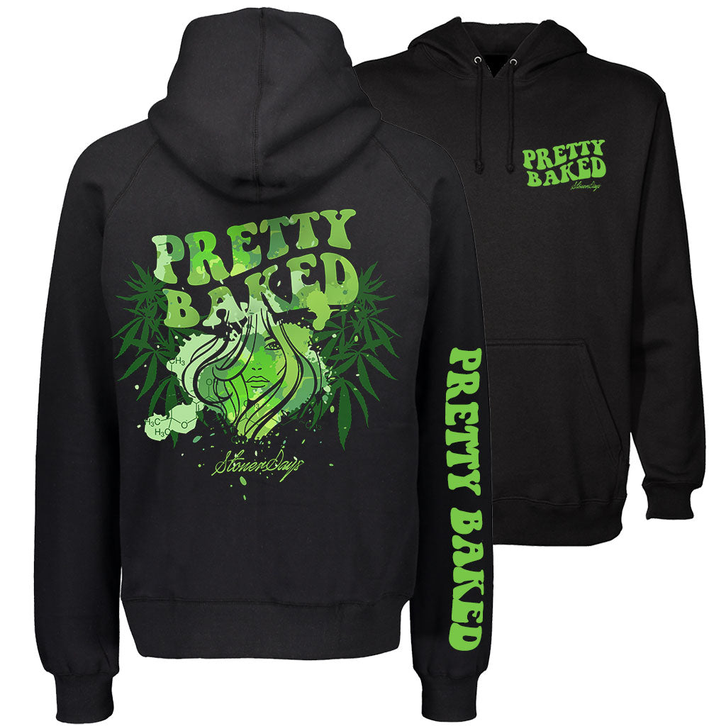 pothead hoodie Pretty Baked Stoner Hoodie – StonerDays