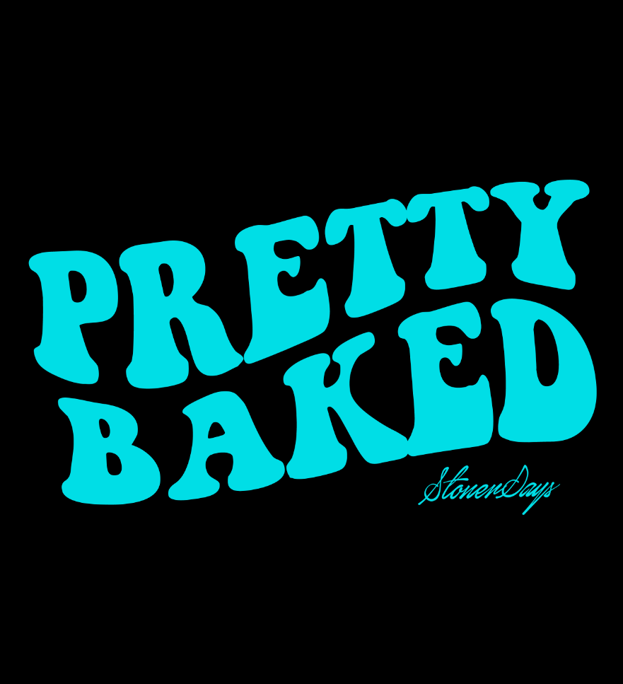 Pretty Baked Logo women's racerback