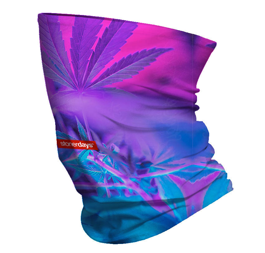 Purps and Blue Hues Neck Gaiter