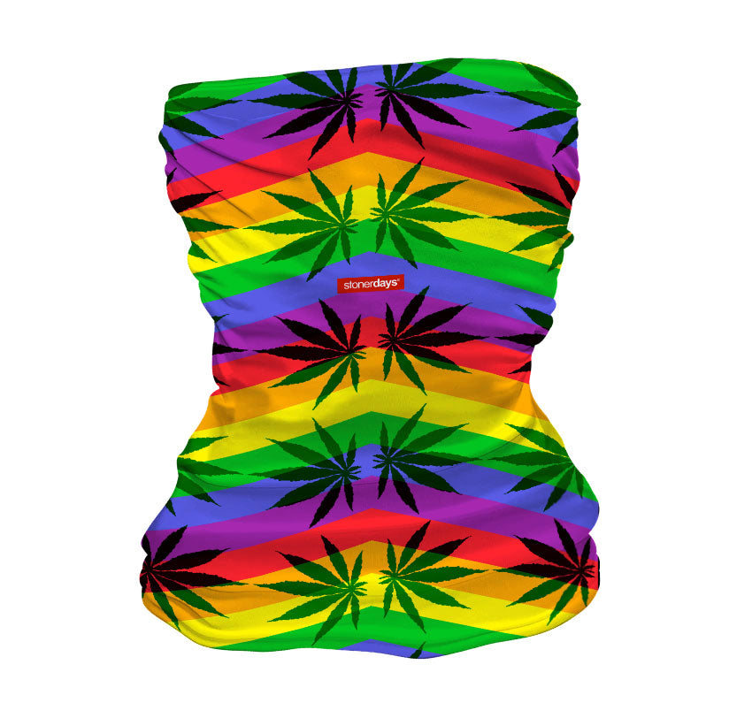 Rainbow Stripes Neck Gaiter