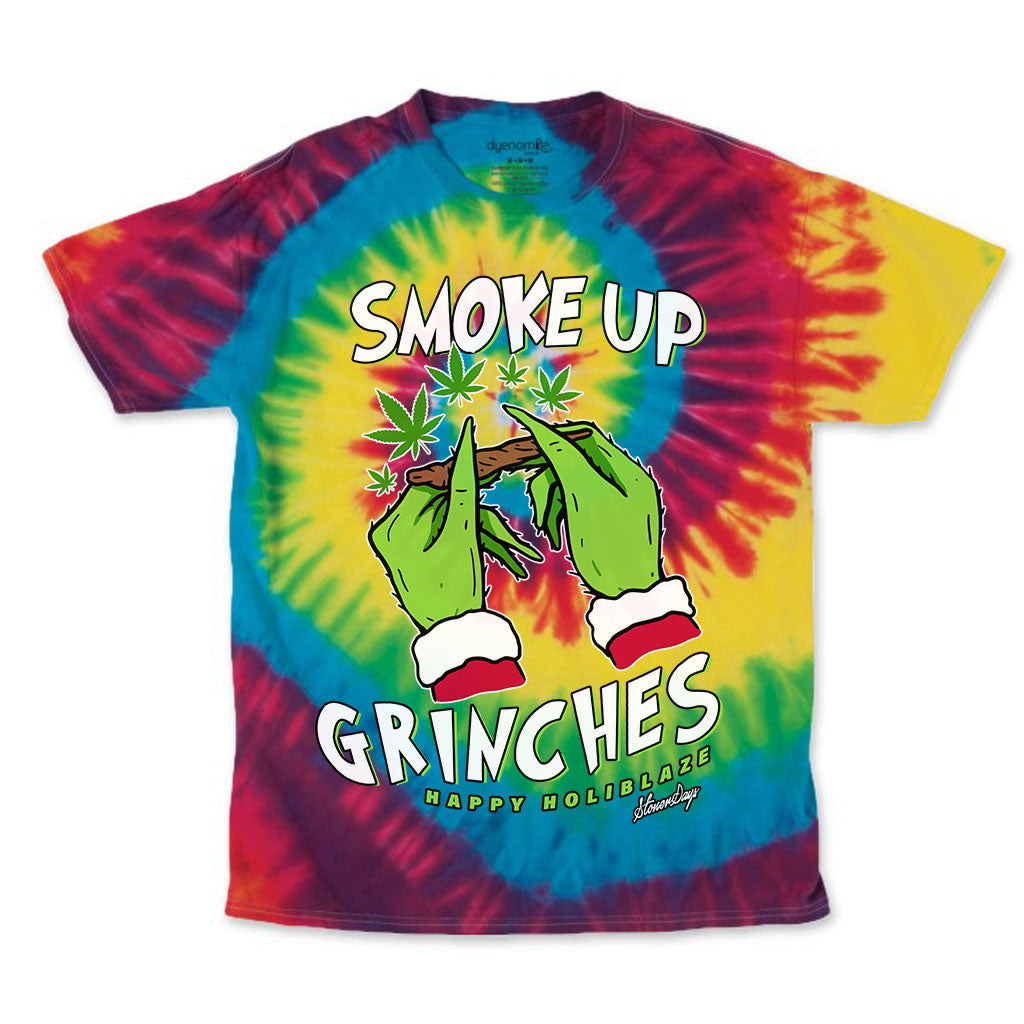 SMOKE UP GRINCHES! Rainbow Tie dye