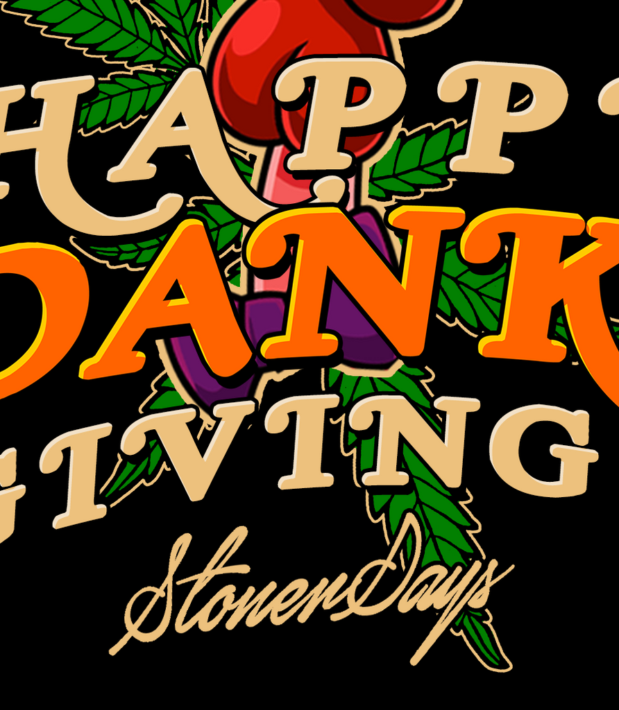Happy Danksgiving Crop Top Hoodie