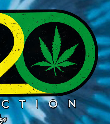 420 collection Blue Tie dye