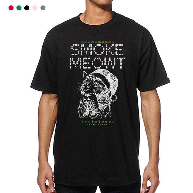Mens Smoke Meowt Ugly Tee Shirt