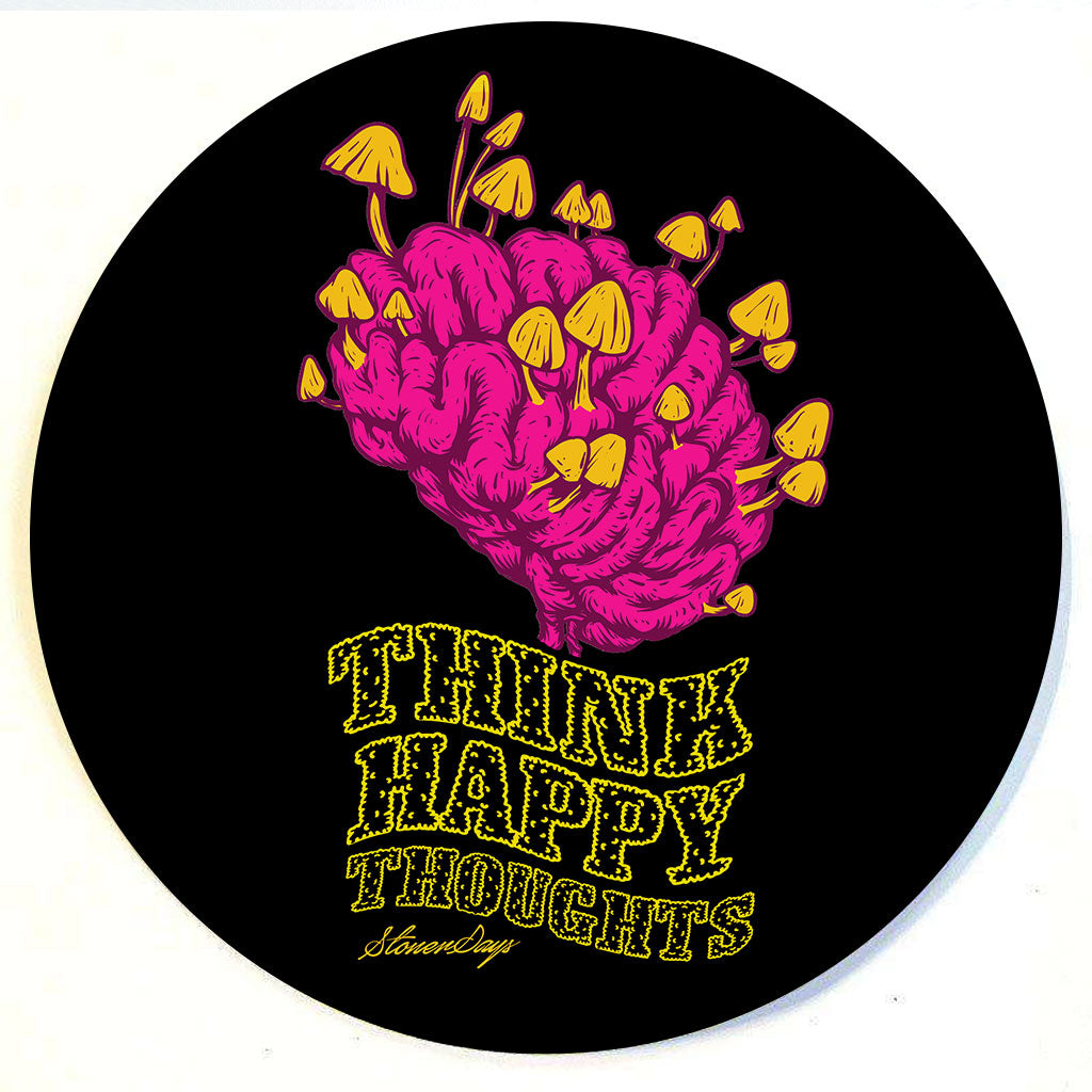 Think Happy Thoughts Dab Mat