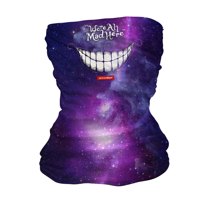 We're All Mad Here Smiling Neck Gaiter