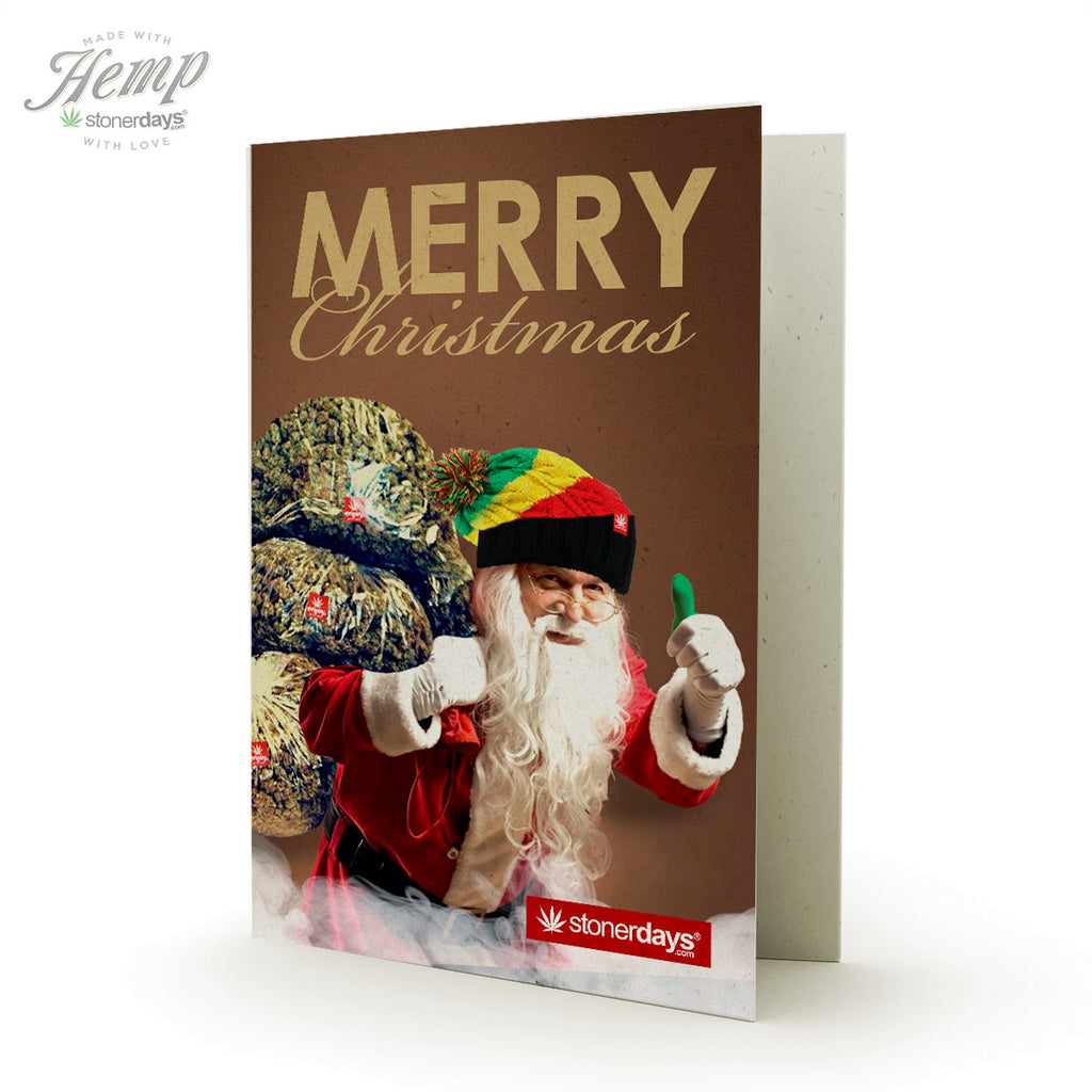 STONEY SANTA CHRISTMAS HEMP CARDS