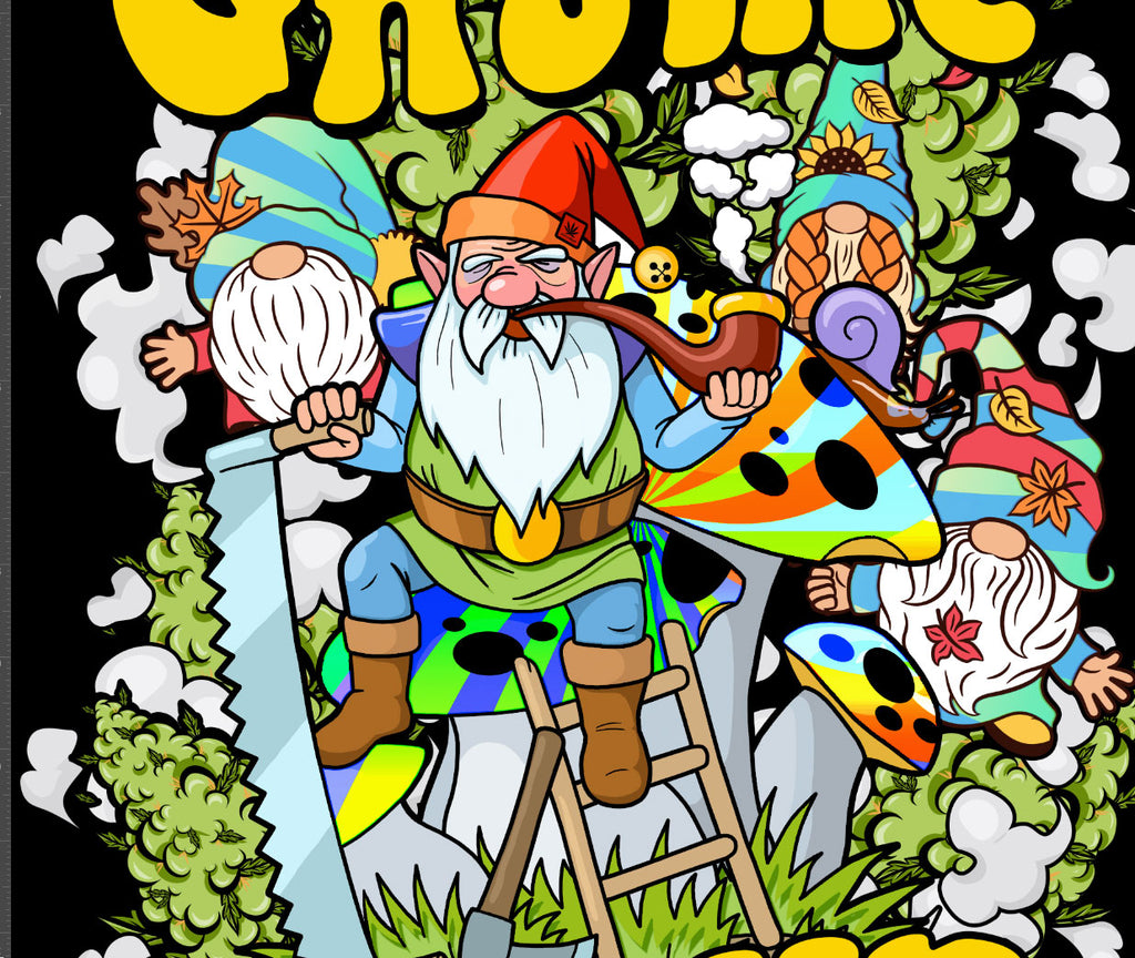 Gnome Grown Crop Top Hoodie