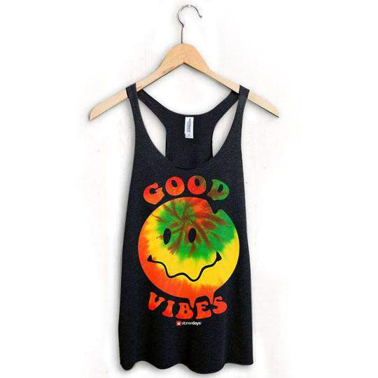 HAPPY FACE GOOD VIBES RACERBACK