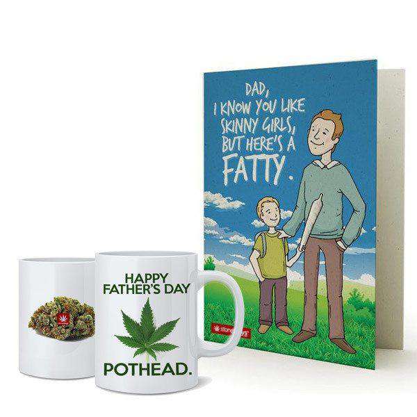 pothead dad HAPPY FATHER'S DAY MUG + CARD COMBO – StonerDays