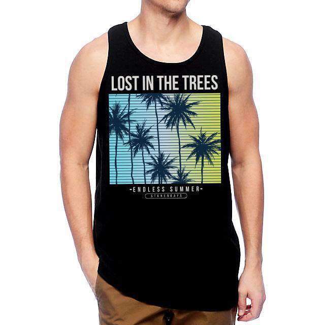 MENS LOST IN THE TREES TANK