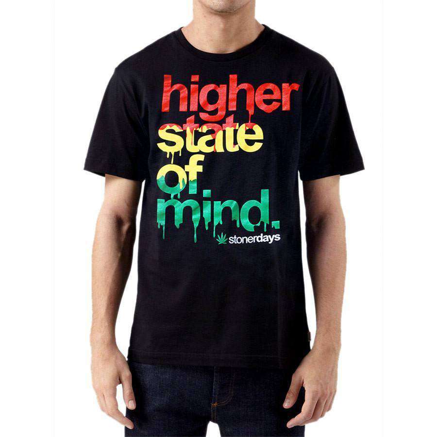 MEN'S RASTA HIGHER STATE OF MIND TEE (SIZE SMALL ONLY )