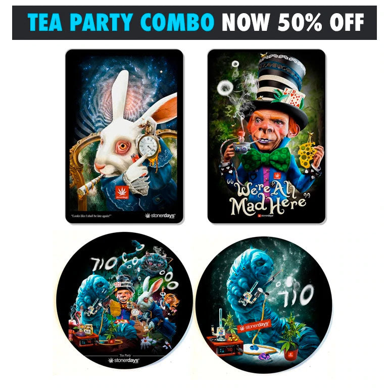 Tea Party Combo Dab Mat Pack